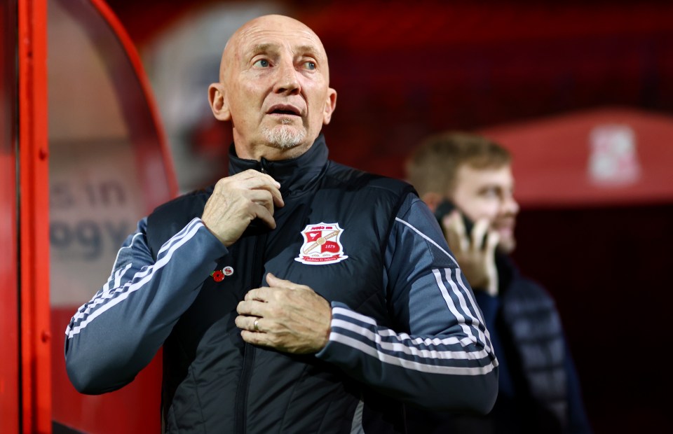 Ian Holloway, Swindon Town manager.