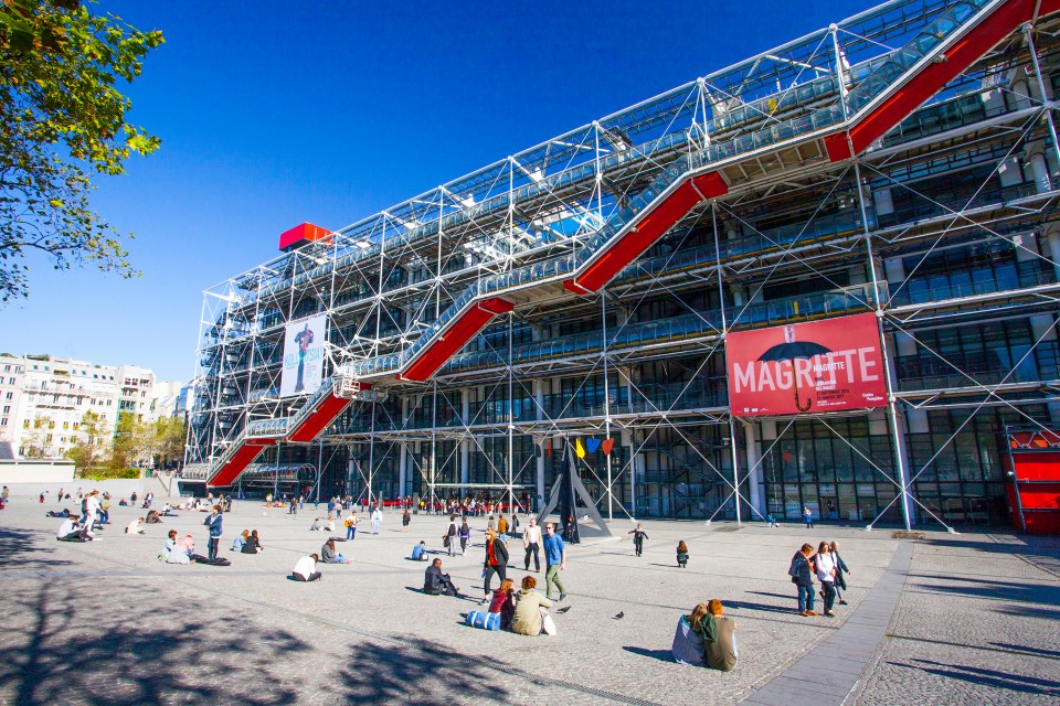 Centre Pompidou in Paris, France.