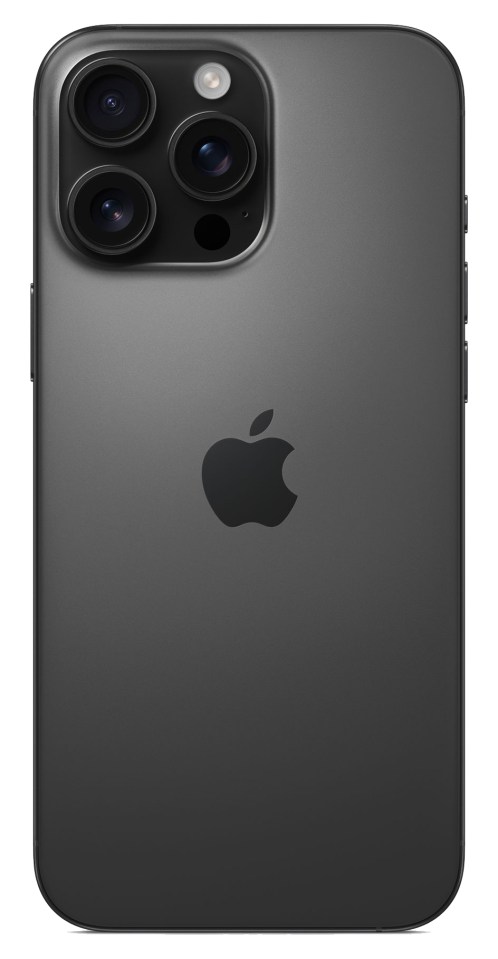 iPhone rear view.