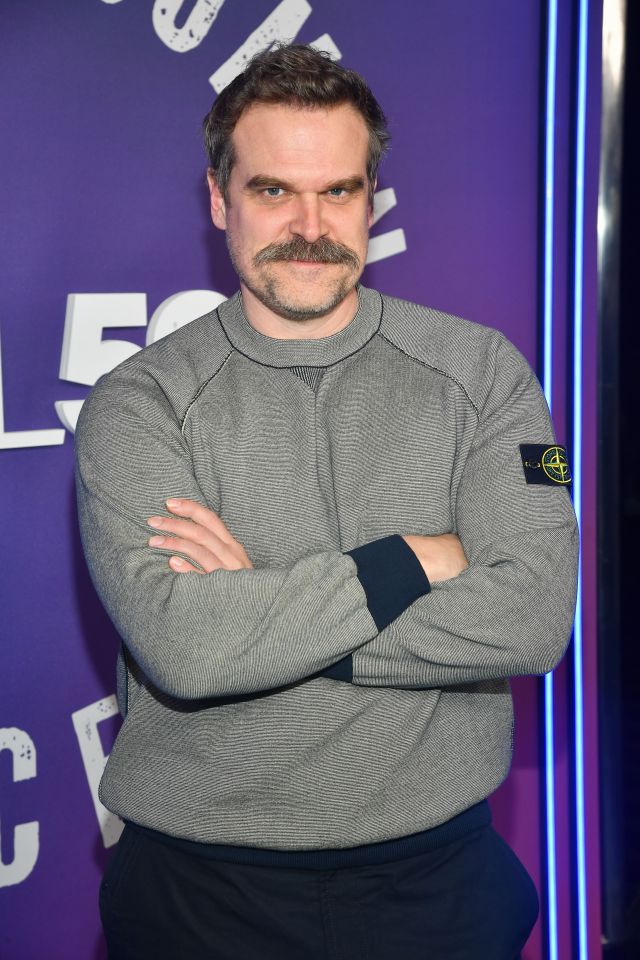 David Harbour at the SNL 50th Anniversary Homecoming Concert.