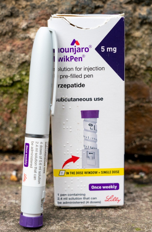 Mountjaro 5mg pre-filled injection pen with box.
