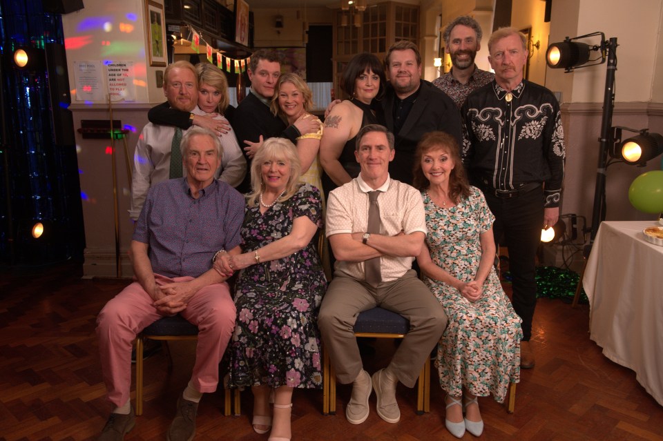 Cast photo from Gavin & Stacey: The Finale.