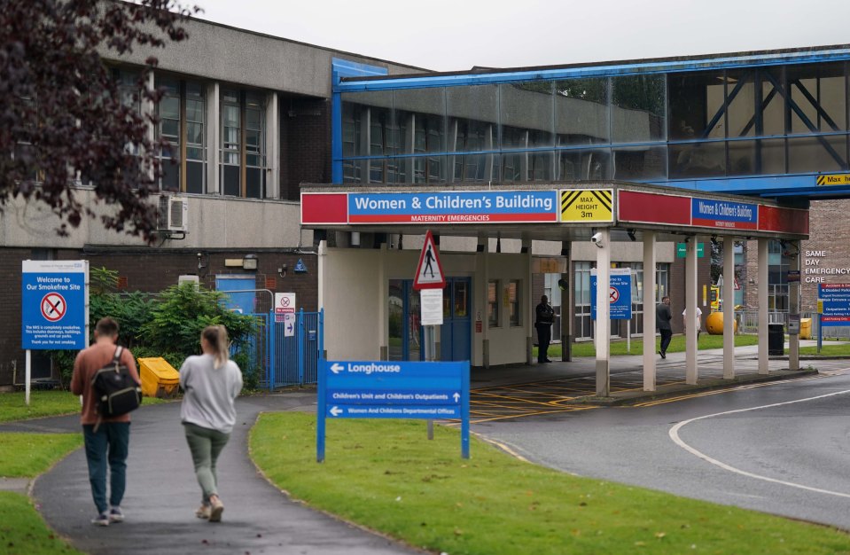Exterior of the Countess of Chester Hospital's Women & Children's Building.