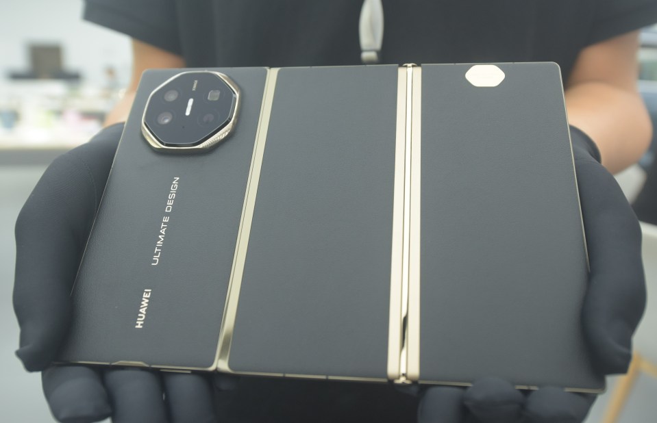 Triple-folding Huawei Mate XT phone.