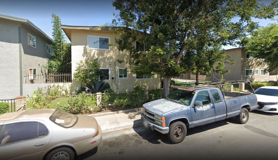 Apartment building in Huntington Beach, CA.