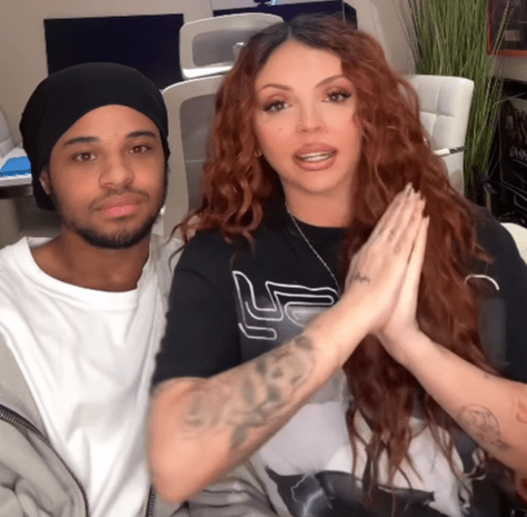 Screenshot of Jesy Nelson and her boyfriend.
