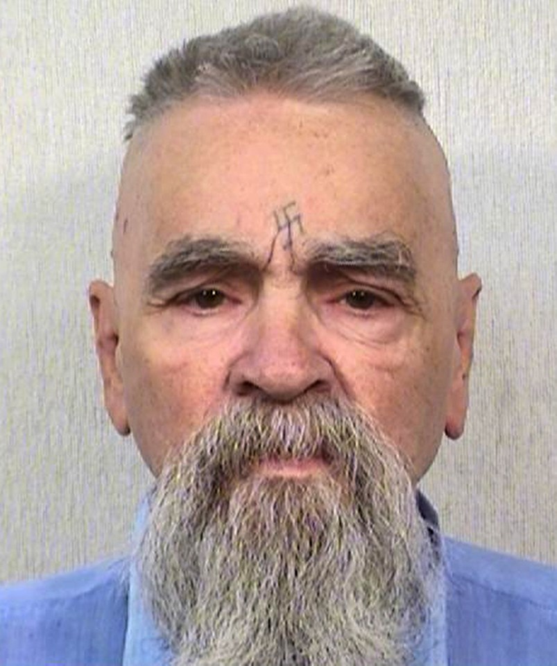 Mugshot of Charles Manson.