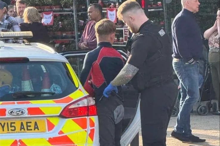 TWO jockeys have been arrested after beating up a pensioner and leaving him for dead in a pub fight. , , The men, who cannot be named for legal reasons, are said to have turned on the OAP as he tried to break up a brawl at The Golden Lion Wetherspoons in Newmarket, Suffolk., , […]