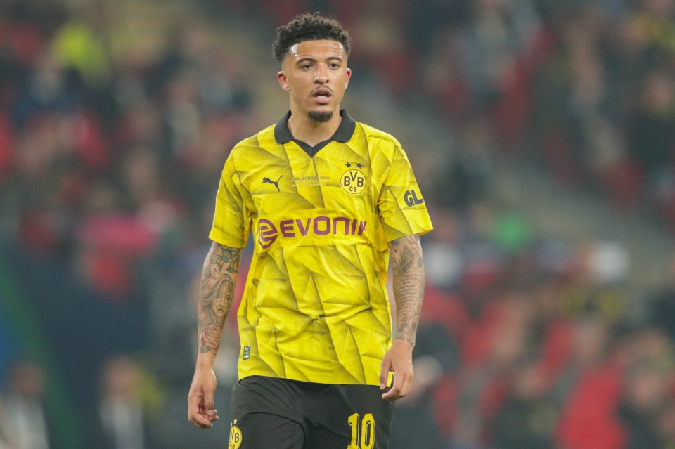 Jadon Sancho of Borussia Dortmund during a UEFA Champions League match.