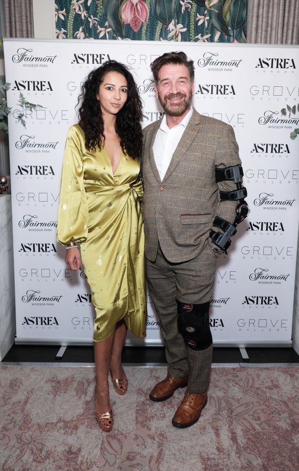 Katie Dadrie and Nick Knowles at an event.