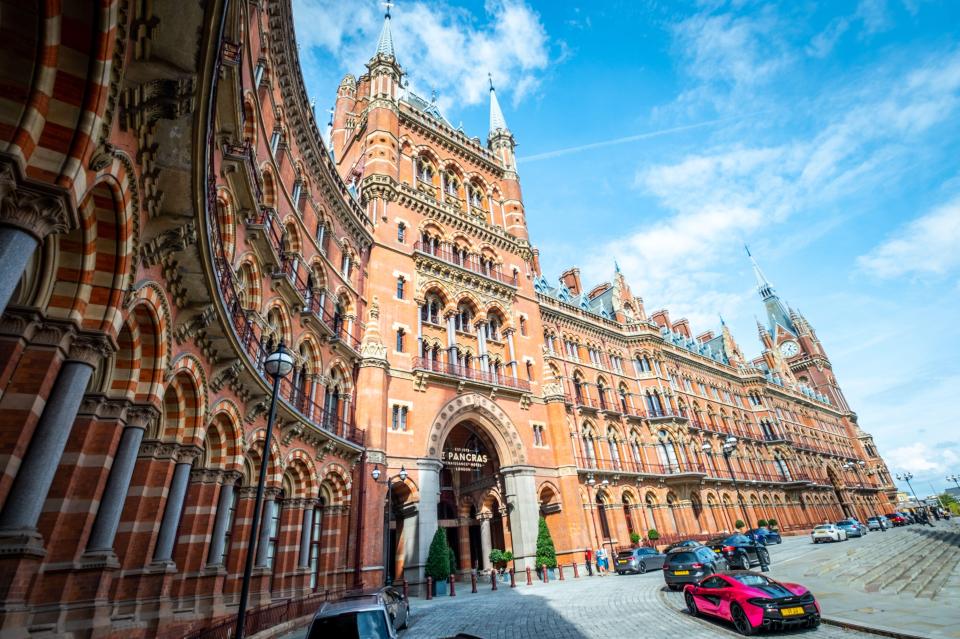 The Marriott Renaissance St Pancras Hotel in London.