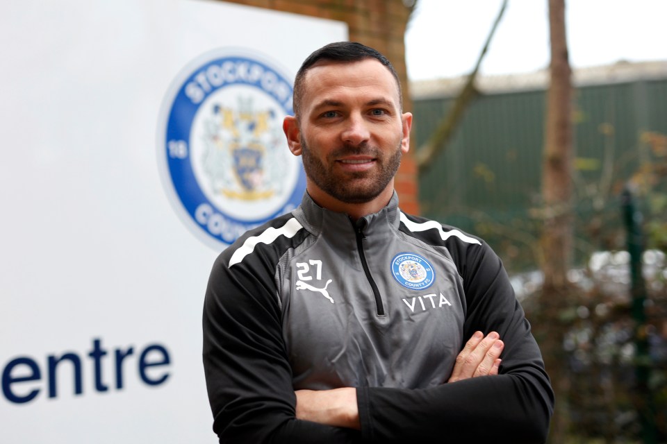 Phil Bardsley, Stockport County footballer, donating his salary to charity.