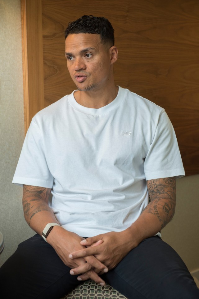 Jermaine Jenas in an interview.