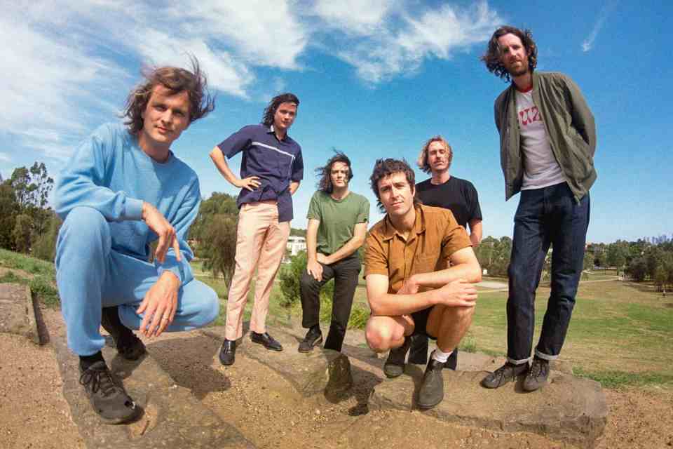 King Gizzard and the Lizard Wizard band photo.