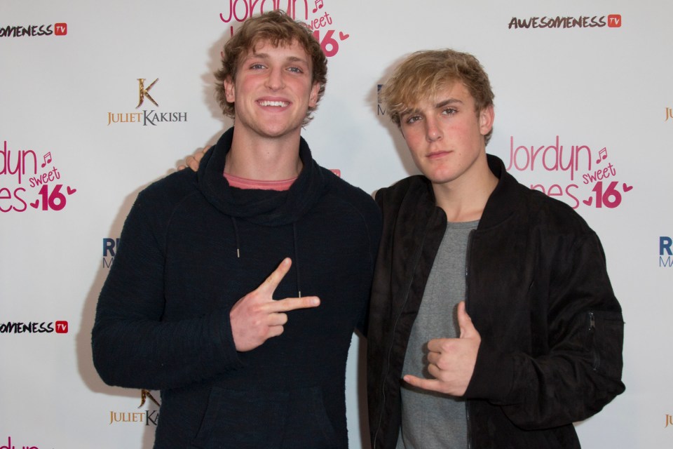 Logan Paul and Jake Paul at a birthday party.