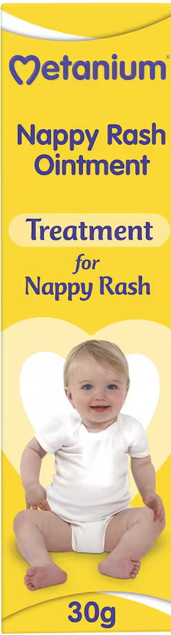 Metanium nappy rash ointment, 30g.
