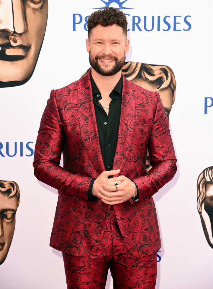 Calum Scott at the 2023 BAFTA Television Awards.