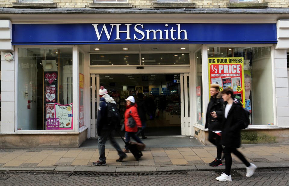 WHSmith shop in Cambridge.