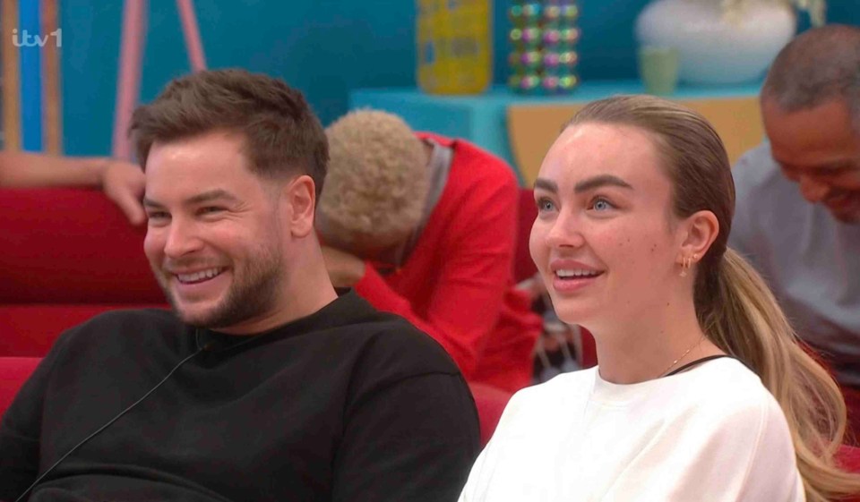 Chris Hughes and Ella Rae Wise on Celebrity Big Brother.