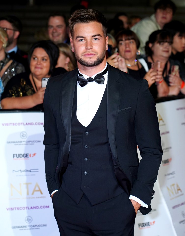 Chris Hughes at the National Television Awards.