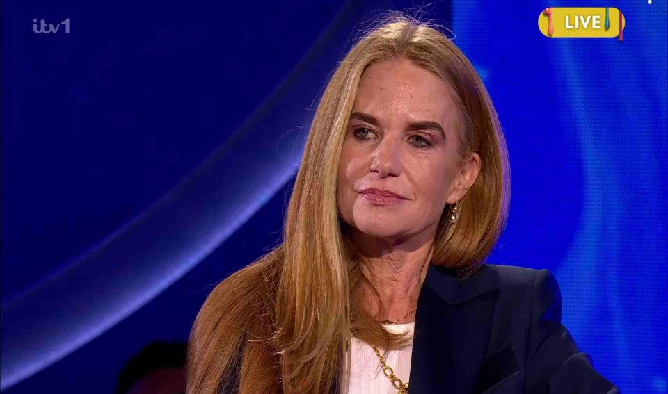 Patsy Palmer being interviewed on ITV1's Celebrity Big Brother.