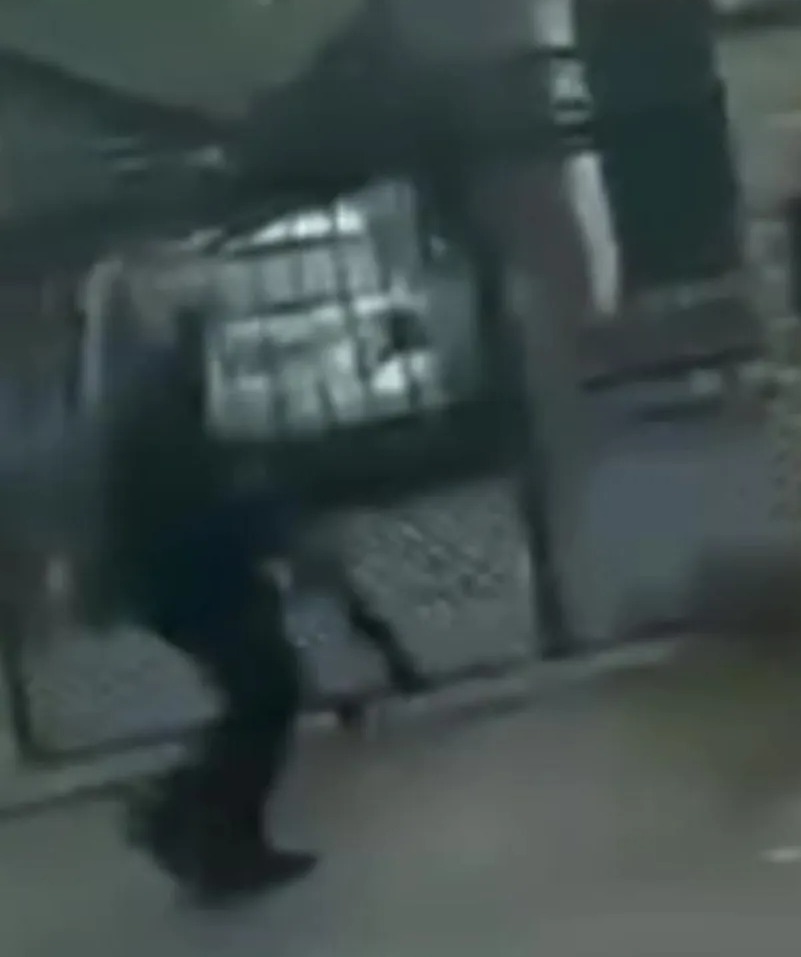 Chilling moment 'crossbow attacker' seen wielding weapons through streets of Leeds as three injured in broad daylight