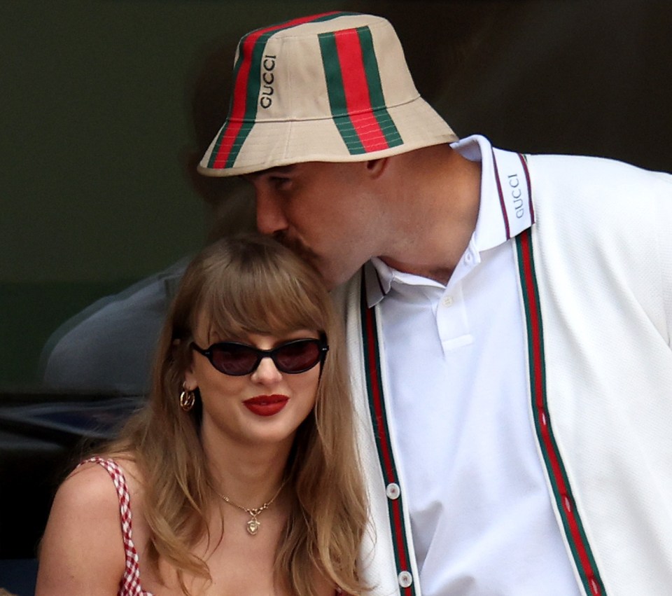 Taylor Swift and Travis Kelce at the US Open.