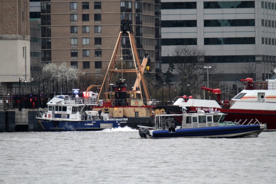 April 10, 2025, Manhattan, New York, U.S.A: New York , New York April 10 .2025Six people were killed after a helicopter believed to be carrying a family of tourists from Spain crashed into the Hudson River on Thursday afternoon..The crash was reported at 3:17 p.m. on the Hoboken side of the Hudson..Agustin Escobar, a Siemens executive from Barcelona, Spain, his wife Merce Camprubi Montal, and their children, ages 4, 5, and 11, were killed in the crash, The pilot, who was 36, was also killed, making a total six people. 10 Apr 2025 Pictured: April 10, 2025, Manhattan, New York, USA: New York , New York April 10 .2025Six people were killed after a helicopter believed to be carrying a family of tourists from Spain crashed into the Hudson River on Thursday afternoon..The crash was reported at 3:17 p.m. on the Hoboken side of the Hudson..Agustin Escobar, a Siemens executive from Barcelona, Spain, his wife Merce Camprubi Montal, and their children, ages 4, 5, and 11, were killed in the crash, The pilot, who was 36, was also killed, making a total six people. Photo credit: ZUMAPRESS.com / MEGA TheMegaAgency.com sales@mega.global