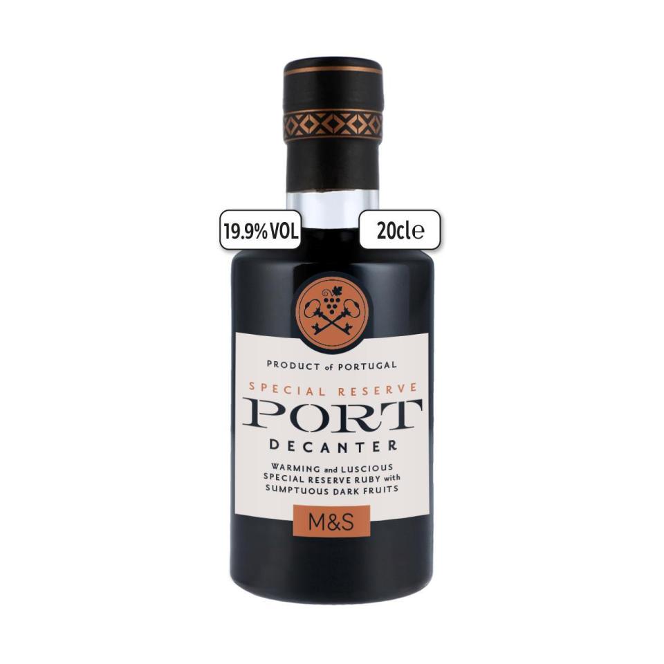 Bottle of M&S Special Reserve Port Decanter.