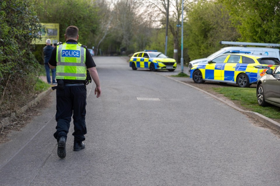 A 16-year-old boy is missing after getting into difficulty while swimming with friends in a Peterborough lake....Cambridgeshire Police said search teams remained at the scene on Thursday evening to find the boy..."We ask that members of the public stay away from the area while this work is carried out. The boy's family are aware," a spokesperson said...Yaxley, Peterborough.Thursday 03 April 2025. .Picture by Terry Harris.