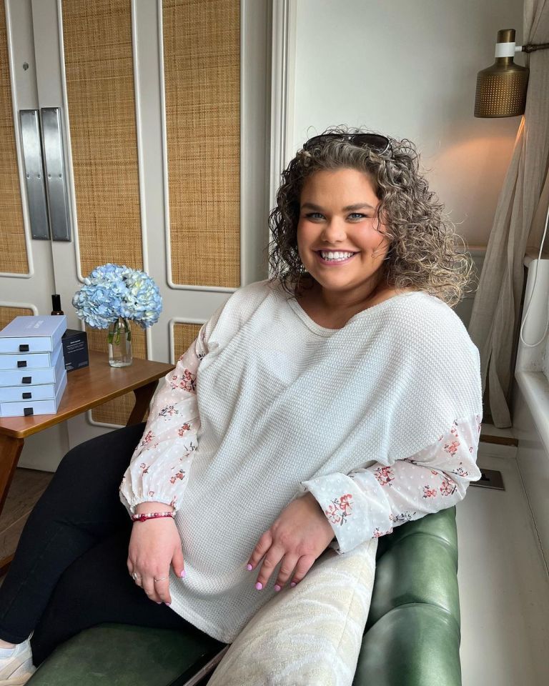 Amy Tapper looking slimmer than ever.