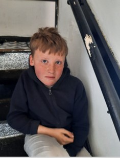 Missing 11-year-old Aaron Haigh.