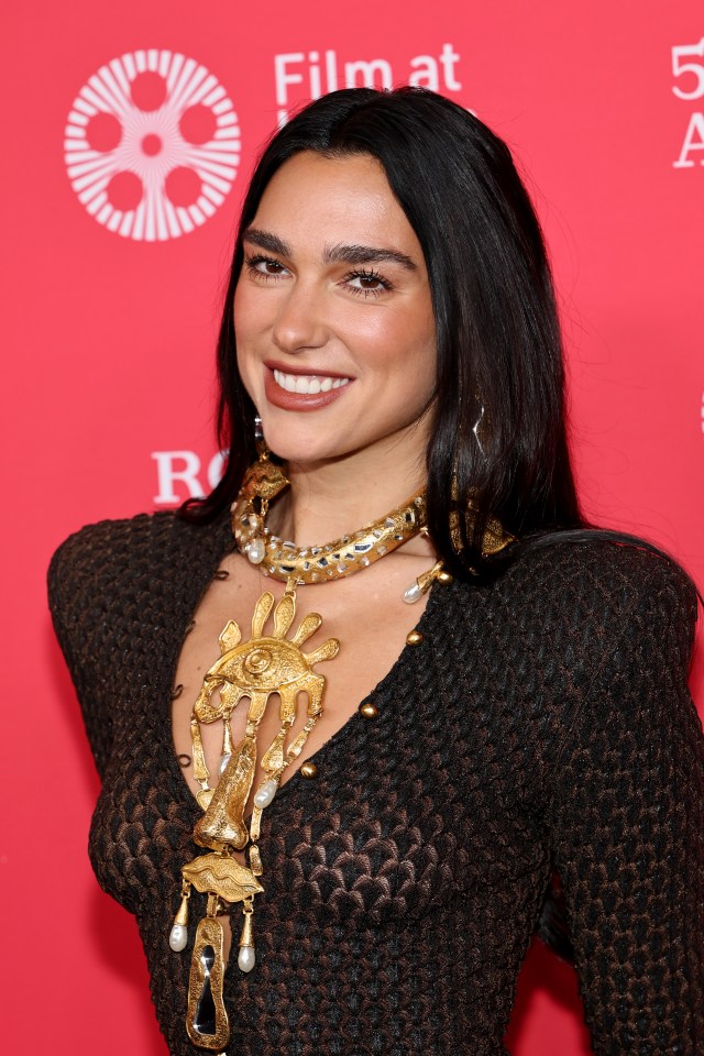 Dua Lipa at the 50th Chaplin Award Gala.