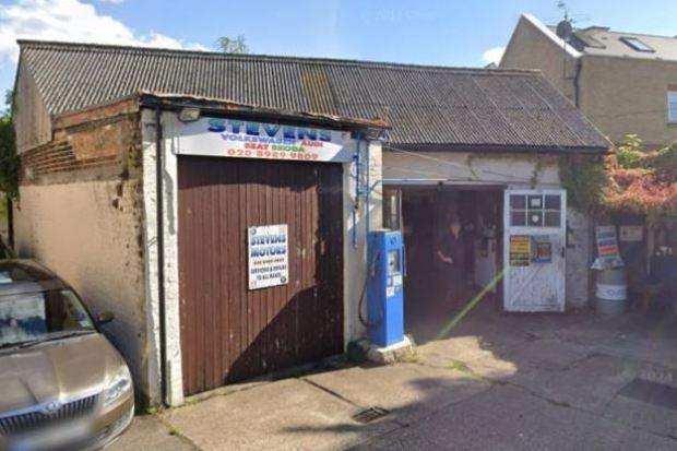 Closed family-run car garage.