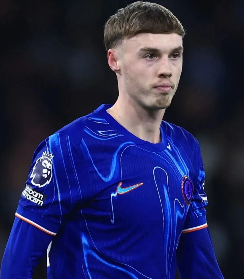 Cole Palmer of Chelsea during a Premier League match.