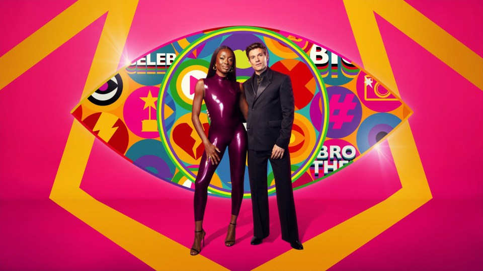 AJ Odudu and Will Best, hosts of Celebrity Big Brother.