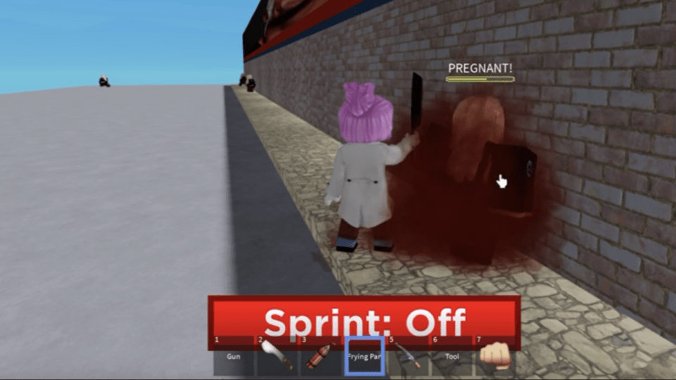 Collage of Roblox game screenshots featuring public bathroom simulators.