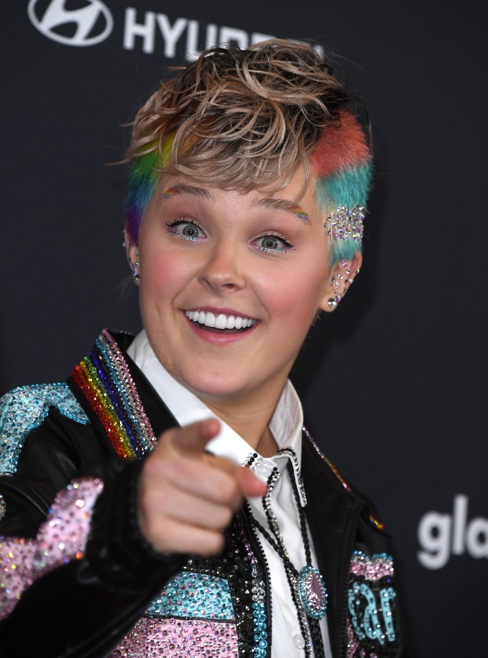 JoJo Siwa at the GLAAD Media Awards.