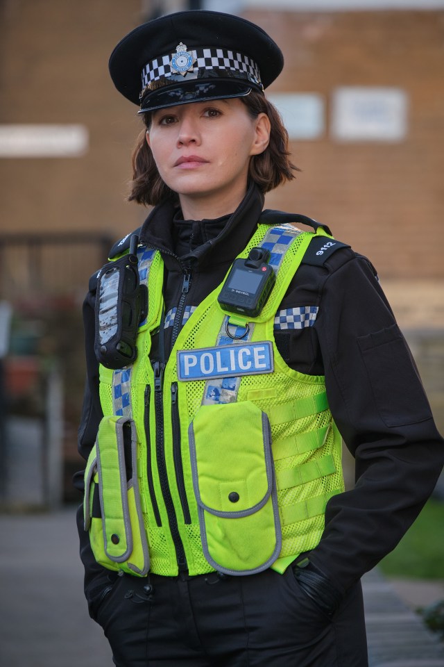 Police officer in uniform.