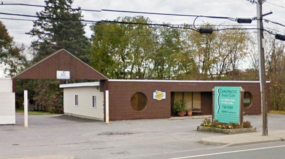 Exterior view of Chiropractic Family Care, the Whitesboro, New York clinic where Mary Yoder worked before her death.