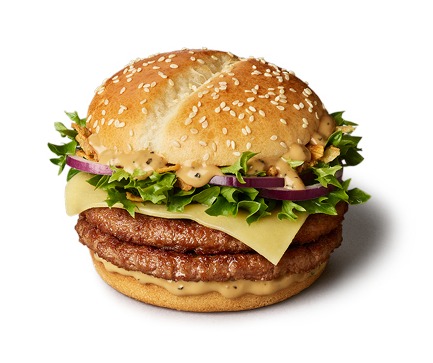 Chicken Big Mac burger.