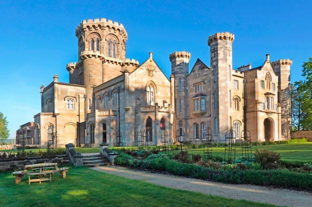 Studley Castle, a Warners Hotel in Warwickshire, England.