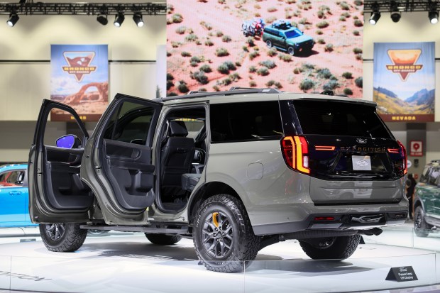 2025 Ford Expedition on display at the LA Auto Show.