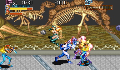 Captain Commando Nintendo game screenshot.