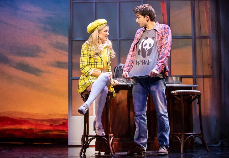 A scene from the Clueless musical stage show.
