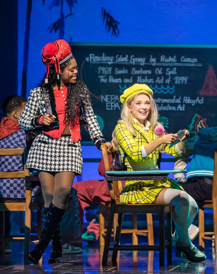 Scene from the Clueless musical stage show.