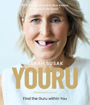 Book cover featuring Sarah Susak, author of "YOURU: Find the Guru within You".
