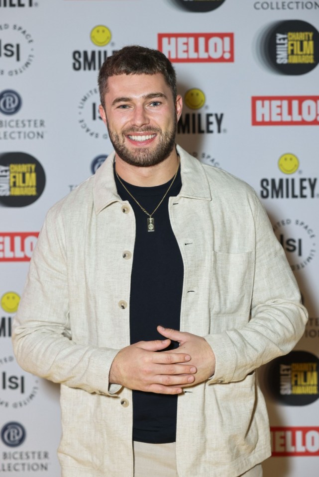 LONDON, ENGLAND - MARCH 20: Curtis Pritchard attends the 2025 Smiley Charity Film Awards at Indigo at The O2 Arena on March 20, 2025 in London, England. (Photo by Dave Benett/Getty Images for Smiley Charity Film Awards)