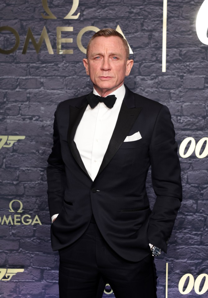 Daniel Craig at an Omega event celebrating 60 years of James Bond.