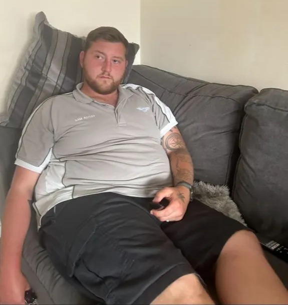 Sam Astley after 10 stone natural weight loss.